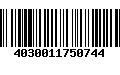 Código de Barras 4030011750744