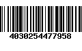 Código de Barras 4030254477958