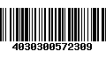 Código de Barras 4030300572309