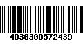 Código de Barras 4030300572439