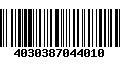 Código de Barras 4030387044010