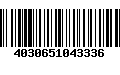 Código de Barras 4030651043336