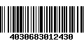 Código de Barras 4030683012430