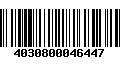 Código de Barras 4030800046447