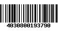 Código de Barras 4030800193790