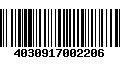 Código de Barras 4030917002206