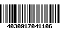 Código de Barras 4030917041106