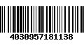 Código de Barras 4030957181138