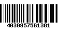 Código de Barras 4030957561381