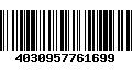 Código de Barras 4030957761699