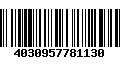 Código de Barras 4030957781130