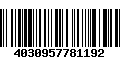 Código de Barras 4030957781192