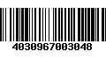 Código de Barras 4030967003048