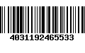 Código de Barras 4031192465533