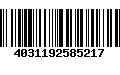 Código de Barras 4031192585217