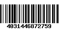 Código de Barras 4031446872759