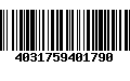 Código de Barras 4031759401790