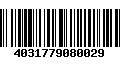 Código de Barras 4031779080029