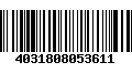 Código de Barras 4031808053611