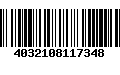 Código de Barras 4032108117348