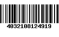 Código de Barras 4032108124919