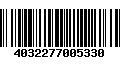 Código de Barras 4032277005330