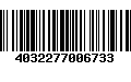 Código de Barras 4032277006733