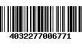 Código de Barras 4032277006771