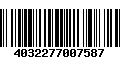 Código de Barras 4032277007587