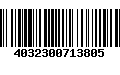 Código de Barras 4032300713805