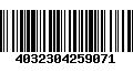 Código de Barras 4032304259071