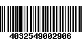 Código de Barras 4032549002906