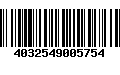 Código de Barras 4032549005754