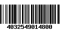 Código de Barras 4032549014800