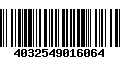 Código de Barras 4032549016064