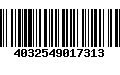 Código de Barras 4032549017313