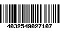 Código de Barras 4032549027107