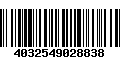 Código de Barras 4032549028838