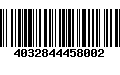 Código de Barras 4032844458002