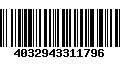 Código de Barras 4032943311796