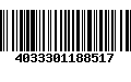 Código de Barras 4033301188517