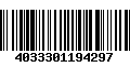 Código de Barras 4033301194297