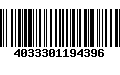 Código de Barras 4033301194396