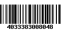 Código de Barras 4033383008048