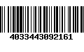 Código de Barras 4033443092161