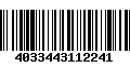 Código de Barras 4033443112241