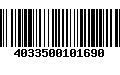 Código de Barras 4033500101690