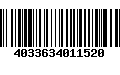 Código de Barras 4033634011520