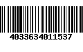 Código de Barras 4033634011537