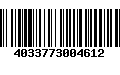 Código de Barras 4033773004612